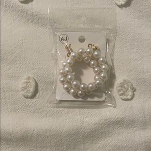 AJ Faux Pearl Earrings NEW Costume jewelry